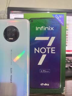 Infinix Note 7 with Box and accessories