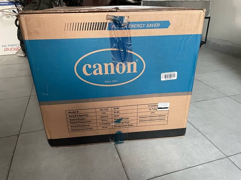 Cannon Electric Geyser 30LTR Brand New 1