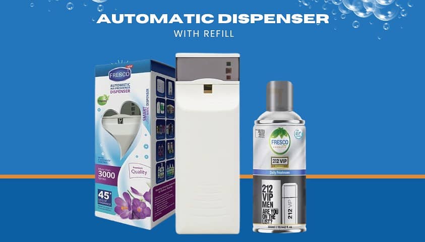 Breathe Fresh with Fresco Air Freshner Dispenser and 7 Refill Choices 18