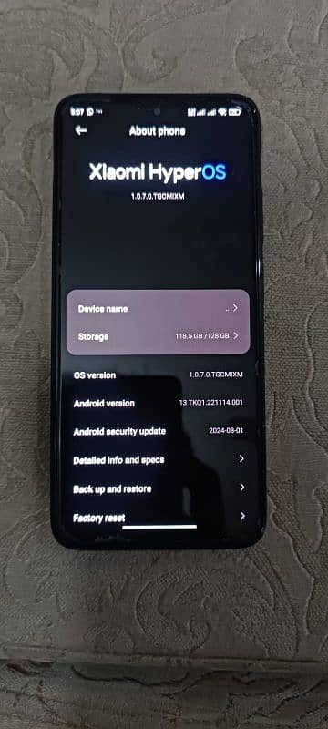 redmi note 11 6/128 gb 10/10 condition pta approved 1