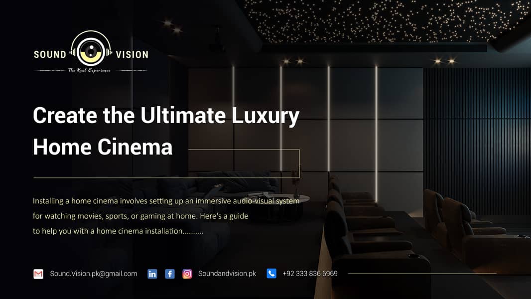 Create the Ultimate Luxury  Home Cinema 0