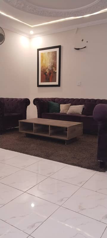 1 Bedroom VIP full furnishe flat for rent per day available in Bahia Town Lahore 3