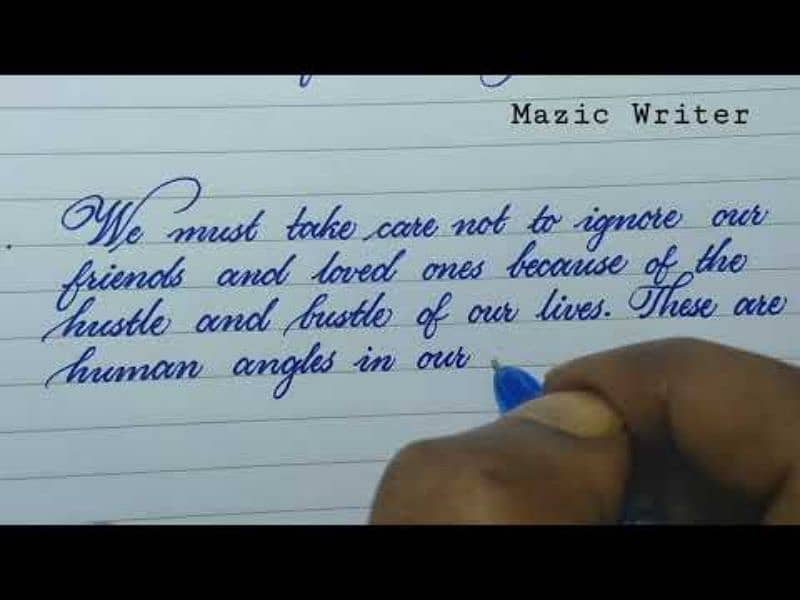 Handwriting Assignment work 1