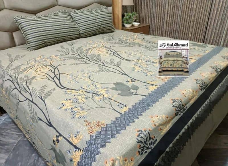 Brand New beautiful cotton Double bedsheet 2