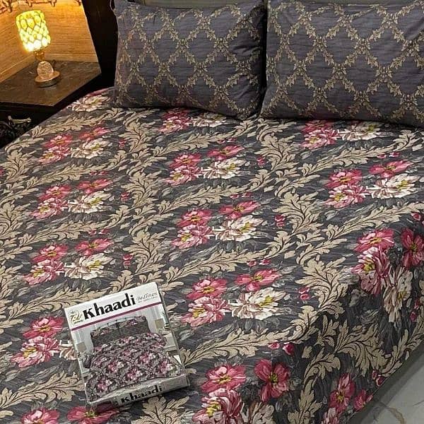 Brand New beautiful cotton Double bedsheet 3