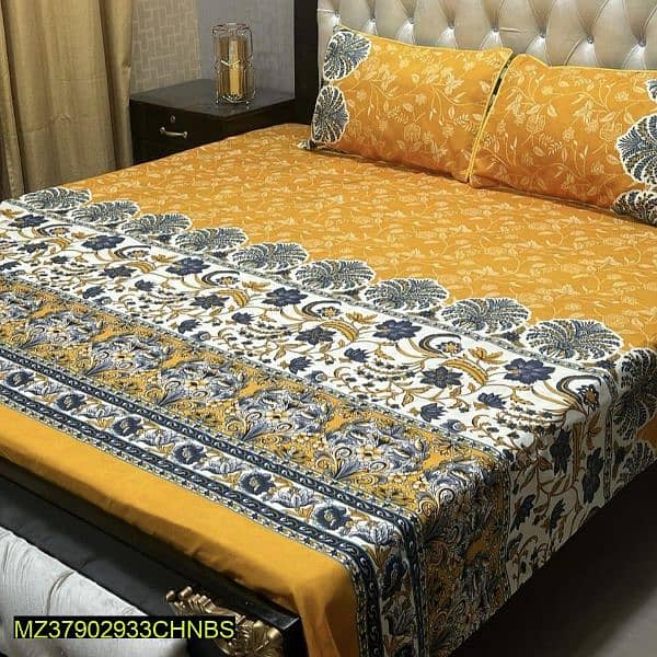 Brand New beautiful cotton Double bedsheet 5