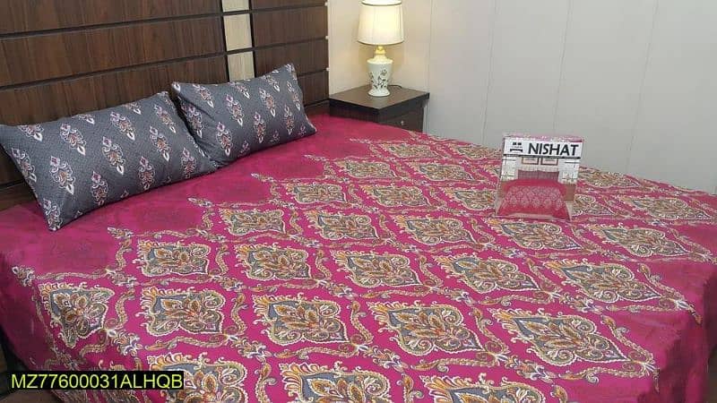 Brand New beautiful cotton Double bedsheet 8