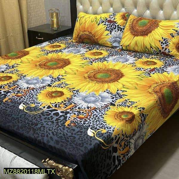 Brand New beautiful cotton Double bedsheet 11