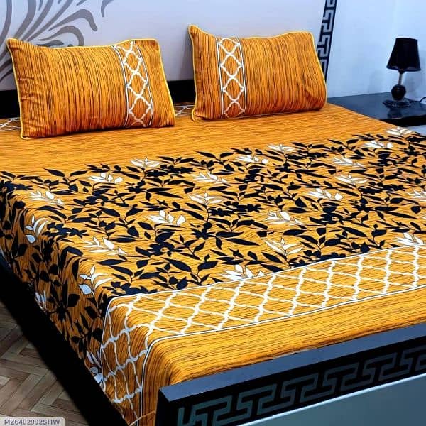 Brand New beautiful cotton Double bedsheet 13