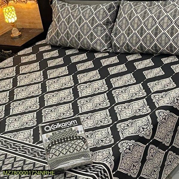 Brand New beautiful cotton Double bedsheet 16