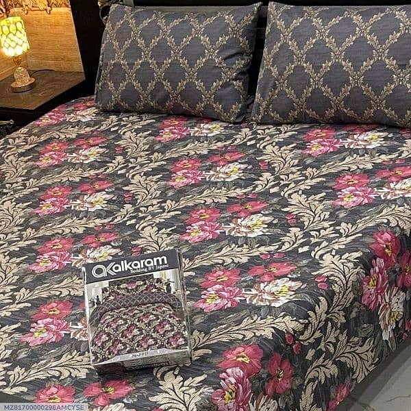 Brand New beautiful cotton Double bedsheet 19