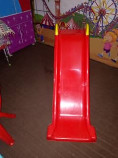 yellow and Red slide