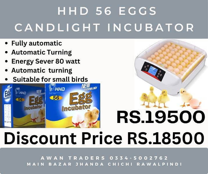 New WONEGG HHD company 56 Eggs to 2112 Eggs Imported Incubators 4