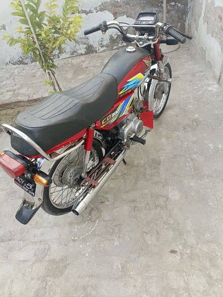 Honda CD 70 2021 model one handed used 1