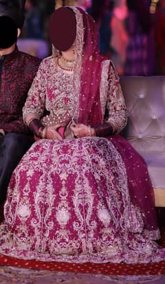 Bridal lehenga, barat dress inspired by Saira Shakira