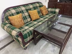 Comfortable 5 Seater Sofa Set with 6 Seater Dining Table