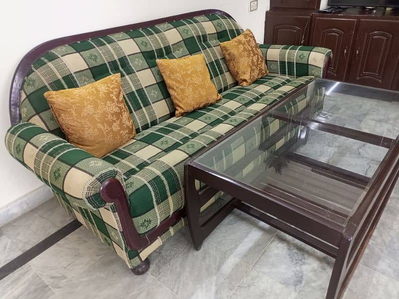 Comfortable 5 Seater Sofa Set with 6 Seater Dining Table 0