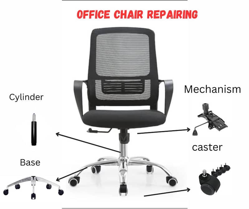 Revolving chair Repair, Office Chairs Repairing Services, Chair repair 1