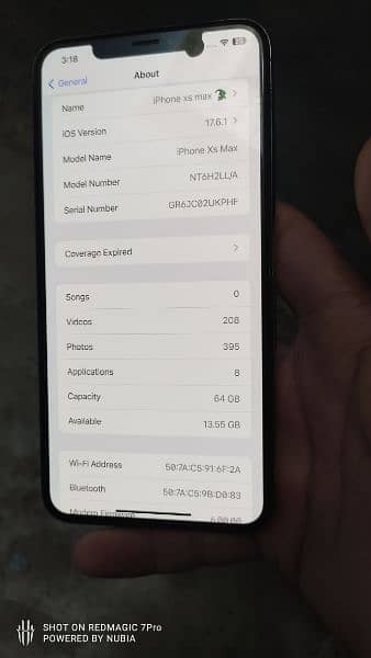 iphone xs max good condition 5