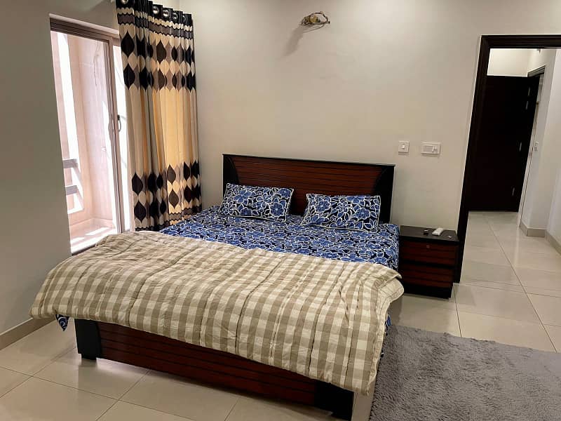 1 Bed fully Furnished Flat Available For Rent In Zarkon Heights G-15 Islamabad 1