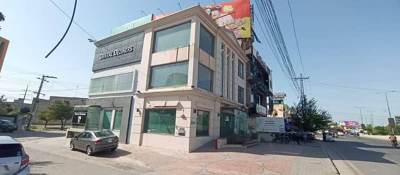 plaza for rent in johar town near G1 market for office and call centre and banks set up and other commercial activity 0