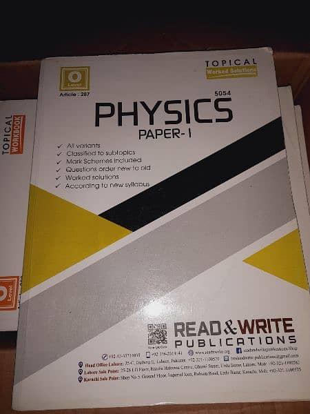 Physics O Level books paper 1 2 4 1