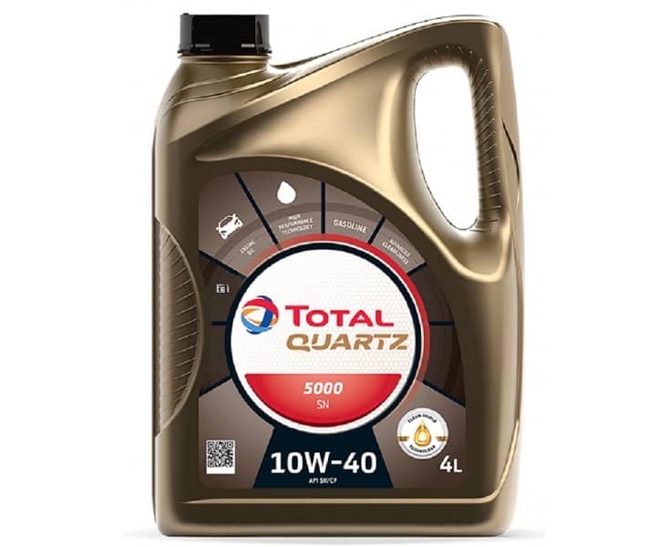 Total Quartz 5000 10w40 - Motor Oil - 4L - Car Engine Oil 0