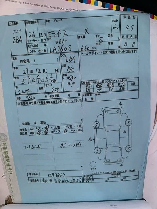 Daihatsu Mira X 2017 reg 2022 1