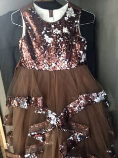 brown colour frock 3 year old