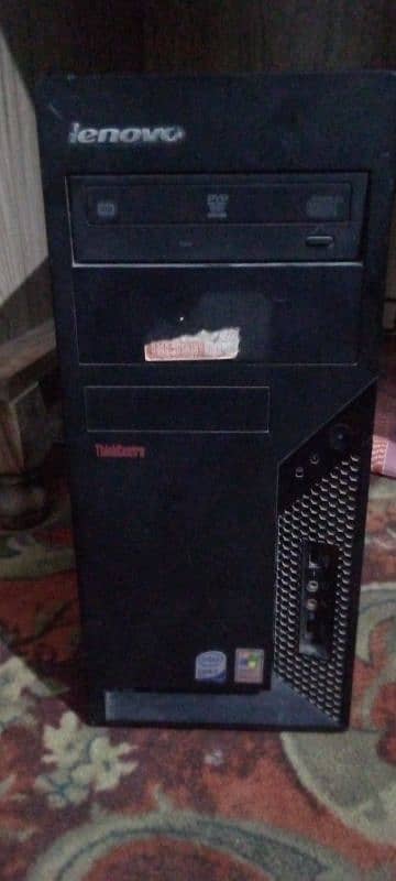 used CPU Lenovo company and LED and hp laser  2015prinyet 5