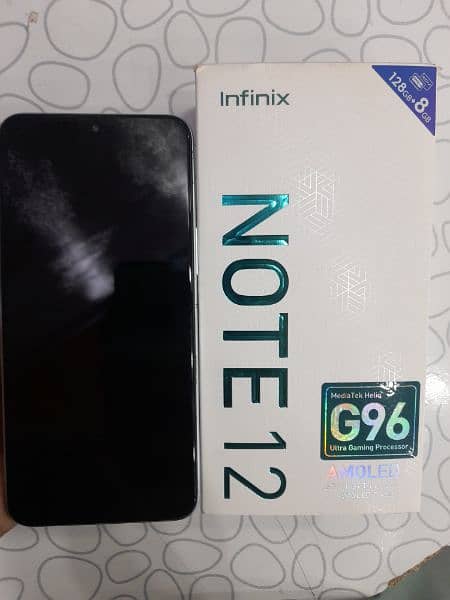 NOTE 12 8GB ram 128 memory set and box 1