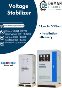 Brand Conpo Model TNS -15 single Phase 15kVA (Voltage Stabilizer)