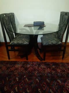 dining tables and 4 cheyar