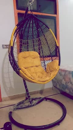 Stylish Hanging Egg Swing Chair with Stand for Sale