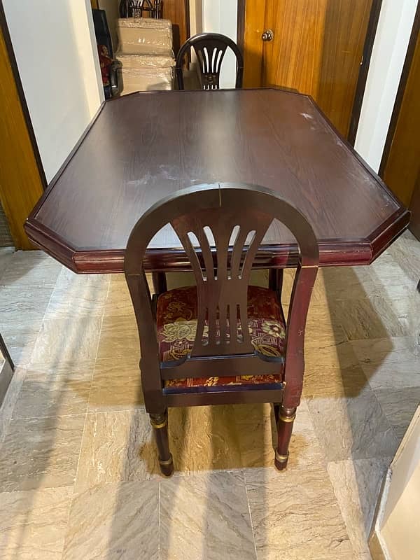 dinning table with 6 chair 3