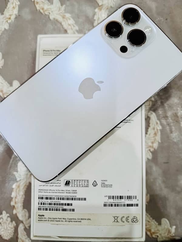 IPhone 14 pro max 128 factory non-PTA  1