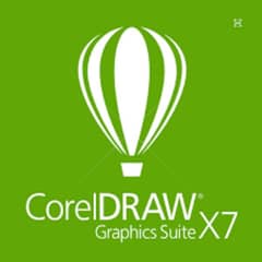 Coral Draw x7 Graphic designing Software