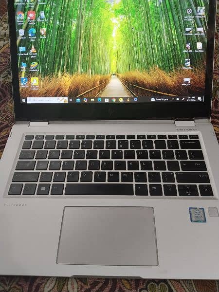 HP elitebook core i5 7th generation touchscreen face id finger sensor 9