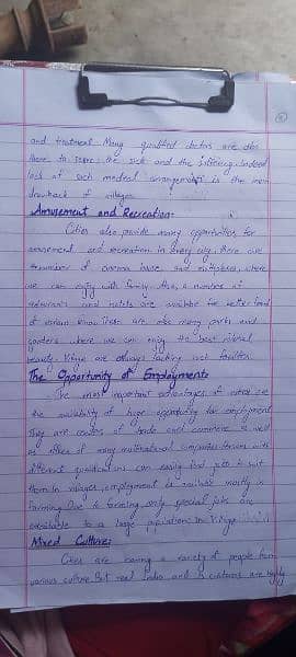 Hand writing assignment work 2