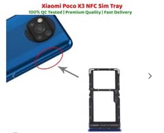 Poco x3 Pro sim Tray