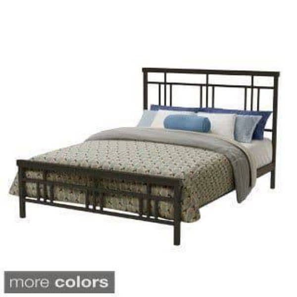 iron bedset | double bed | king bed | steel bed bedroom set 7