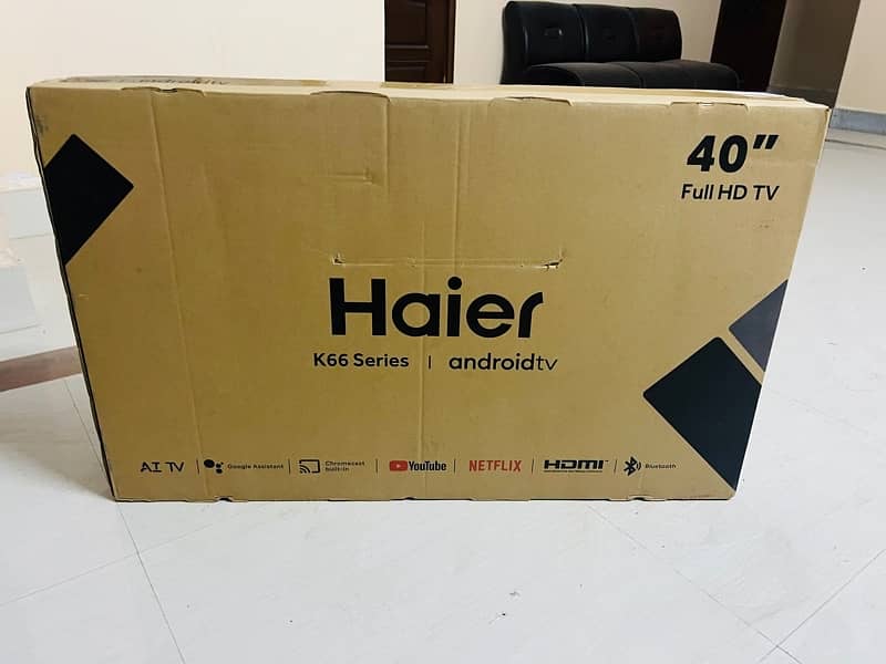 Haier LED 40” inches (Android) Brand New 4