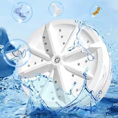 Mini Washing Machine Portable USB Ultrasonic Turbine Washer