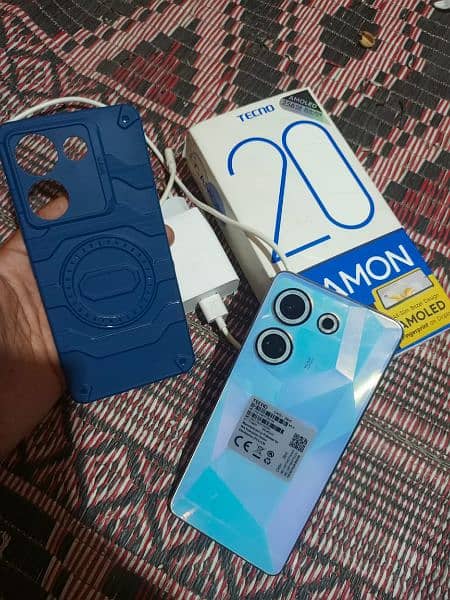 tacno camon 20 original phone Dabba charger ha all ok 10/10 condition 0