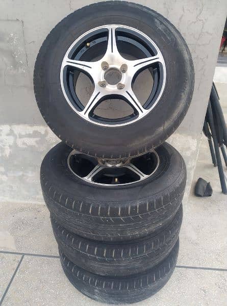 Rim tyres 14 inch exchange possible 2