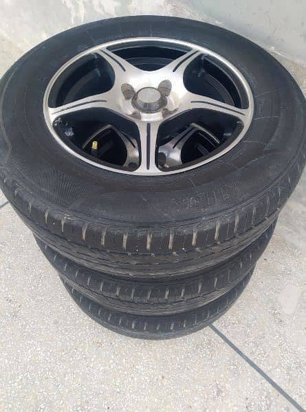 Rim tyres 14 inch exchange possible 5