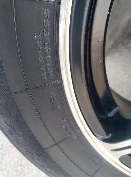 Rim tyres 14 inch exchange possible 9