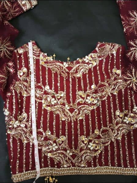 wedding dress- lehnga - red formal dress 5