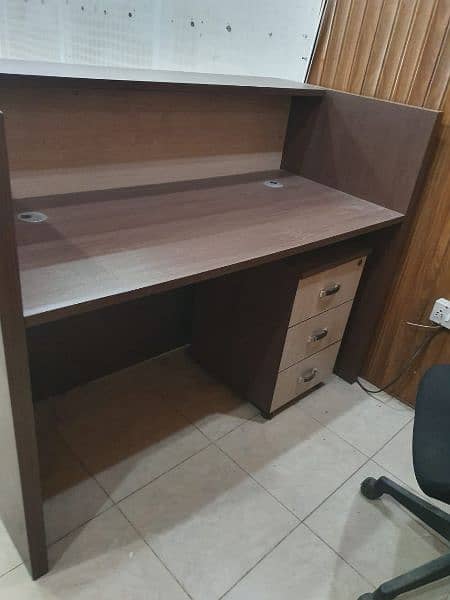 Selling office table with chair for 55,000 price can be negotiable. 1