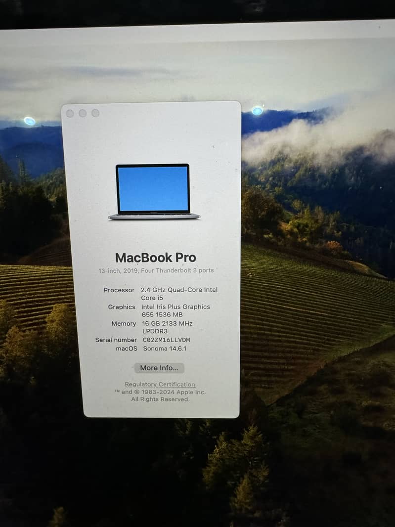 Apple Macbook pro 2019 1